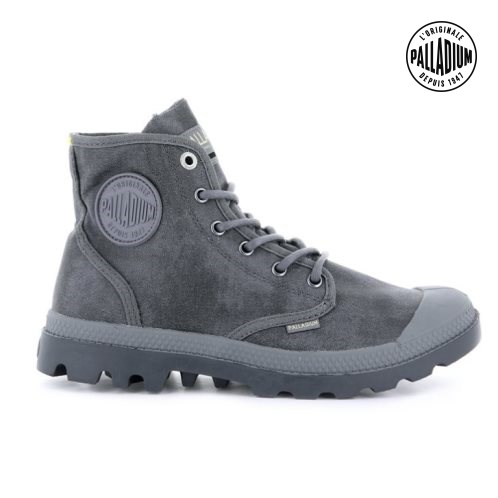 Dámské Boty Palladium Pampa Hi WAX Šedé | CZ AVX-91D